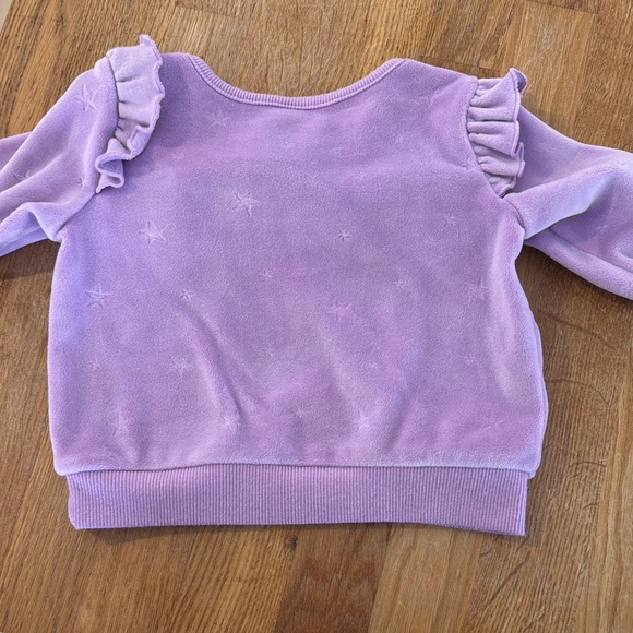 George Lavender Ruffle Kids Sweater - Picture 4 of 4